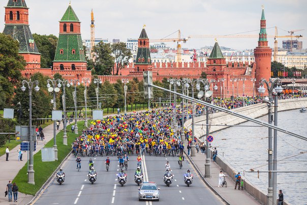Грандиозный велопарад состоится в Москве 29 мая 2016