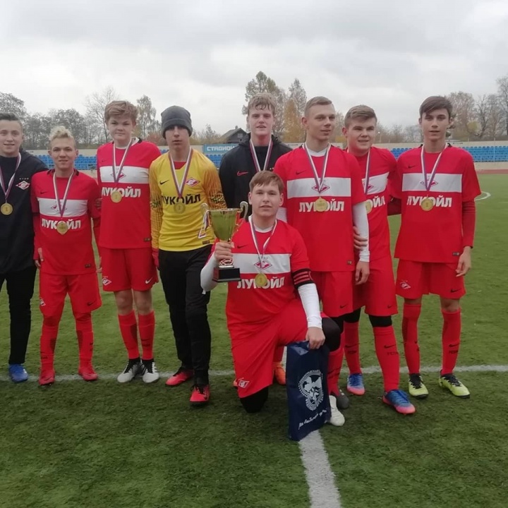 Команда Спартак заняла первое место в Первенстве России по футболу ЦП 7х7