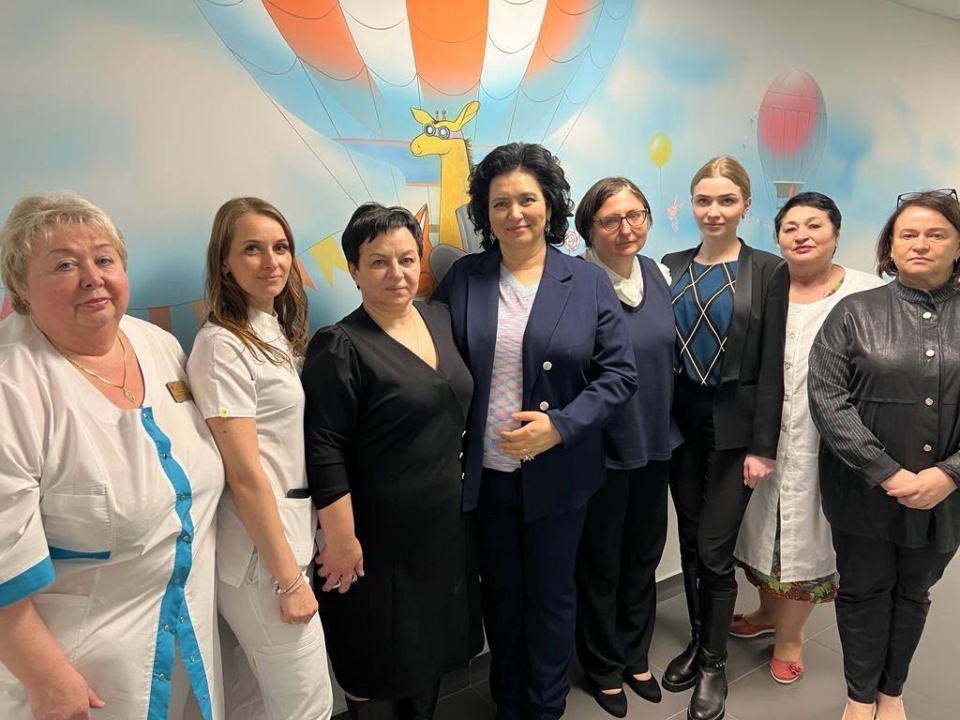 Сотрудники нашего Центра во главе с Татьяной Тимофеевной Батышевой посетили Центр медицинской реабилитации детской областной клинической больницы в Белгороде