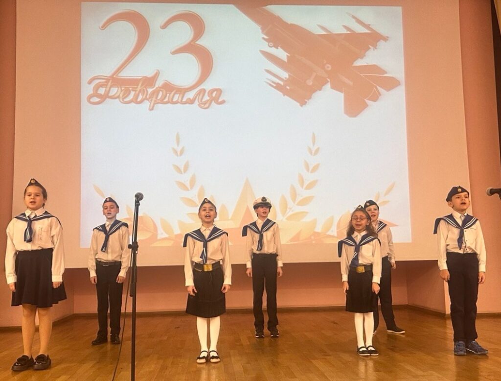 Поздравление с Днём защитника Отечества от наших маленьких пациентов!