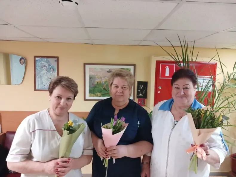 Тёплое и весеннее поздравление сотрудниц НПЦ ДП от Департамента здравоохранения Москвы!