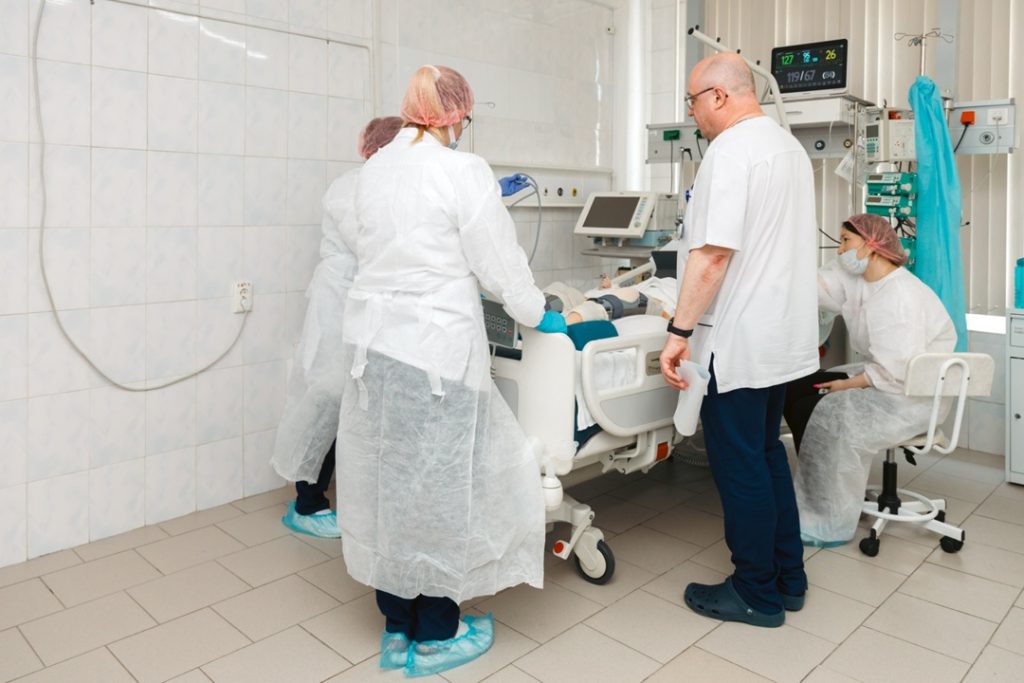 Репортаж из отделения анестезиологии и реанимации НПЦ ДП